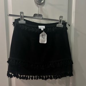 NWT Skylar + Madison Black Mini Skirt